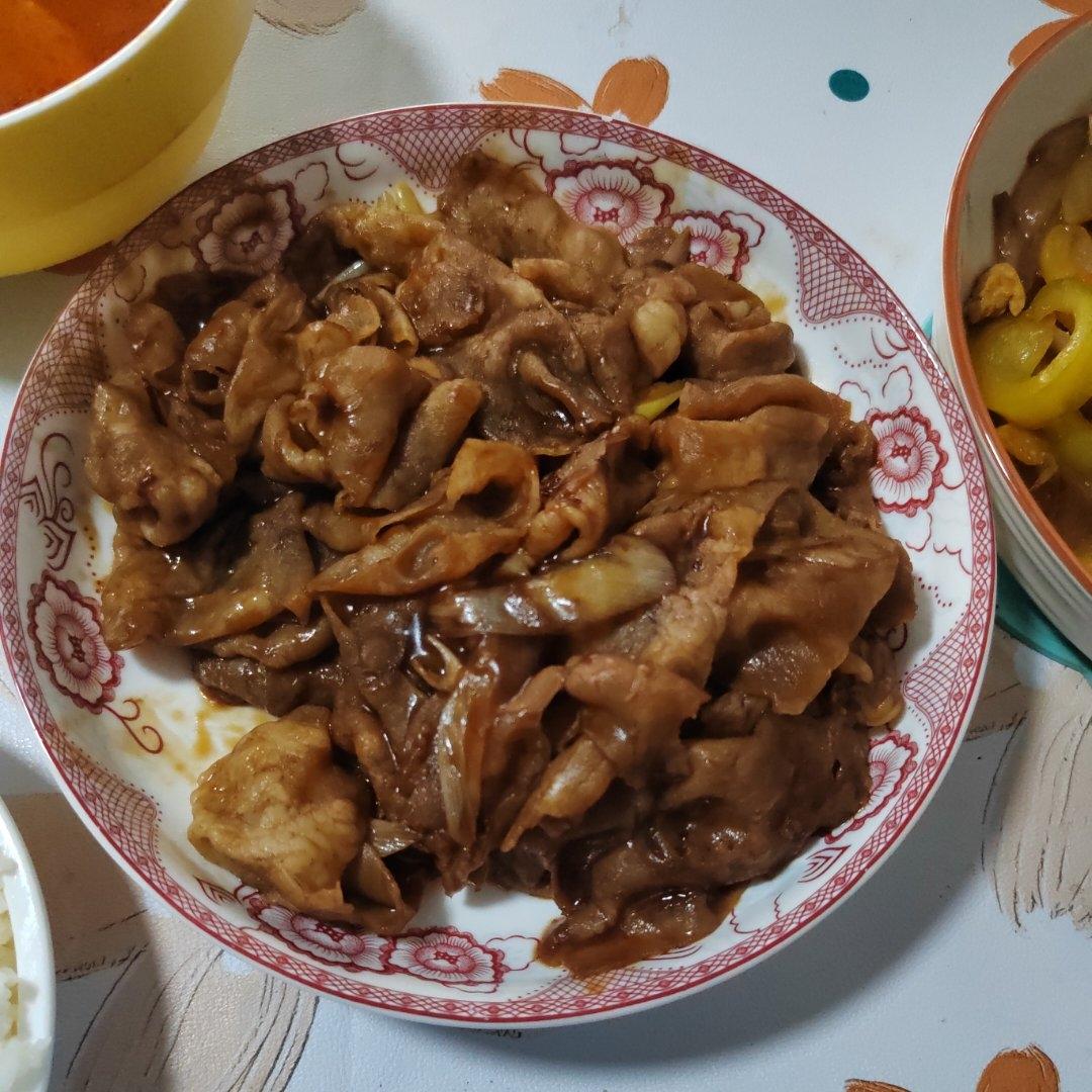 懒人版葱爆羊肉
