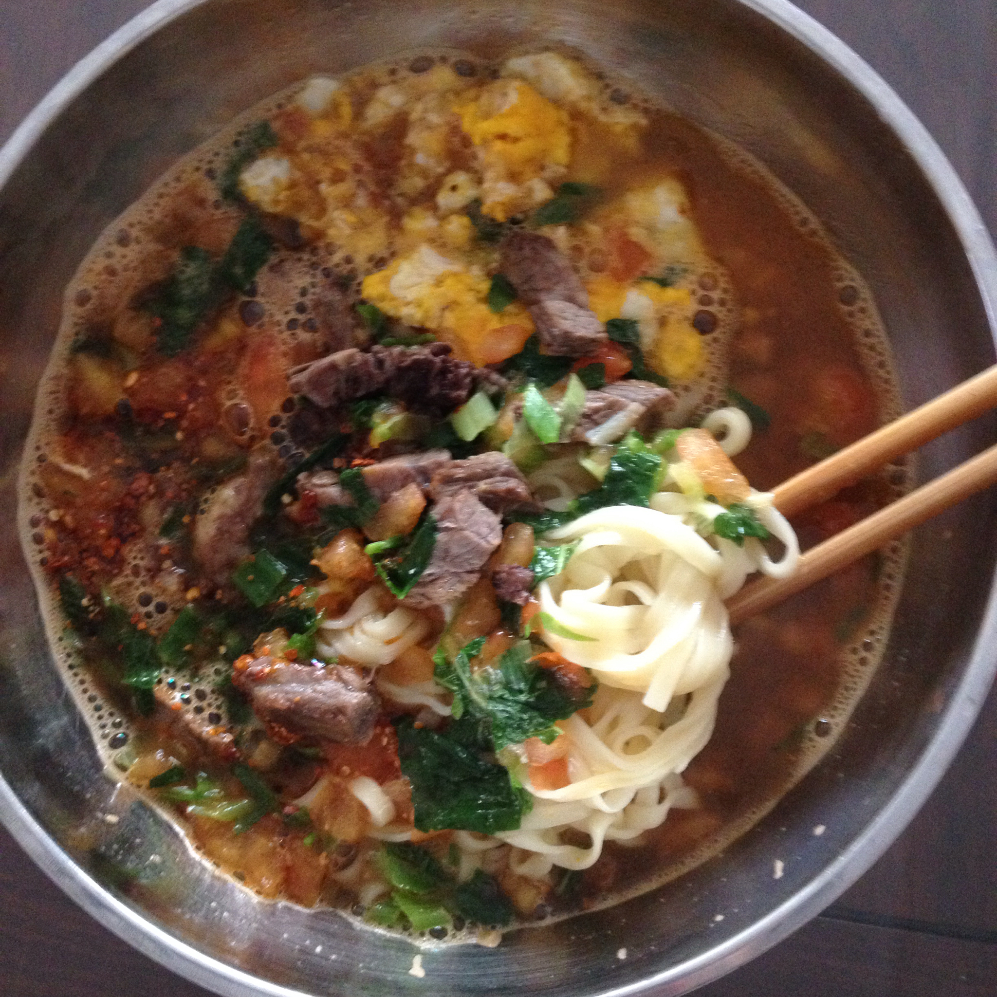 (外婆真传)西红柿打卤面