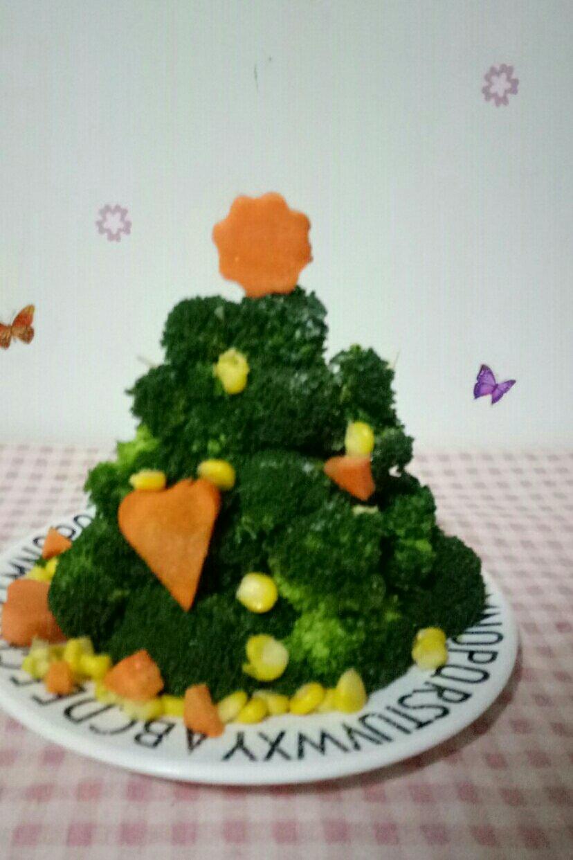 西兰花圣诞树