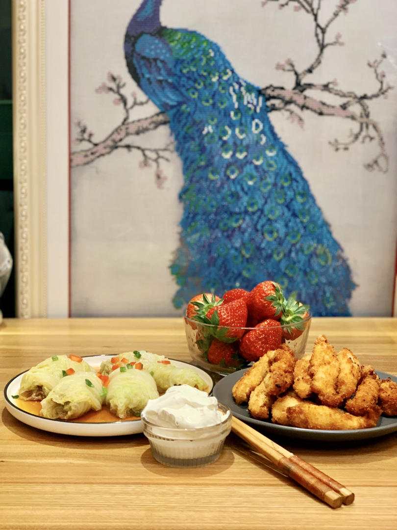 蒜香炸鸡柳的幸福味道@坏露露的露台食光