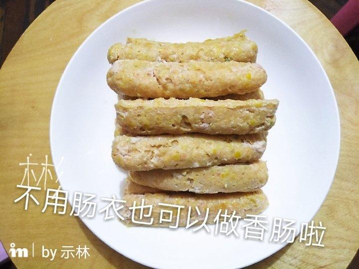 低脂鲜美的鸡肉虾仁肠