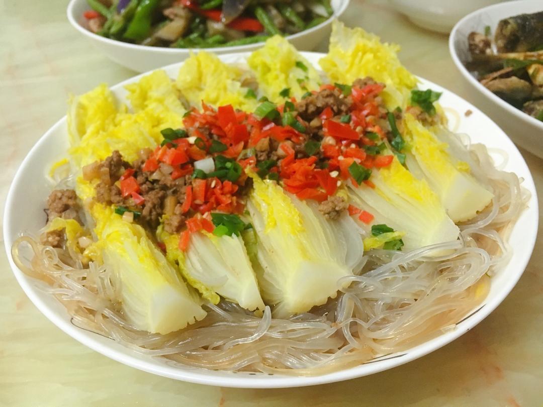 蒜蓉粉丝蒸娃娃菜