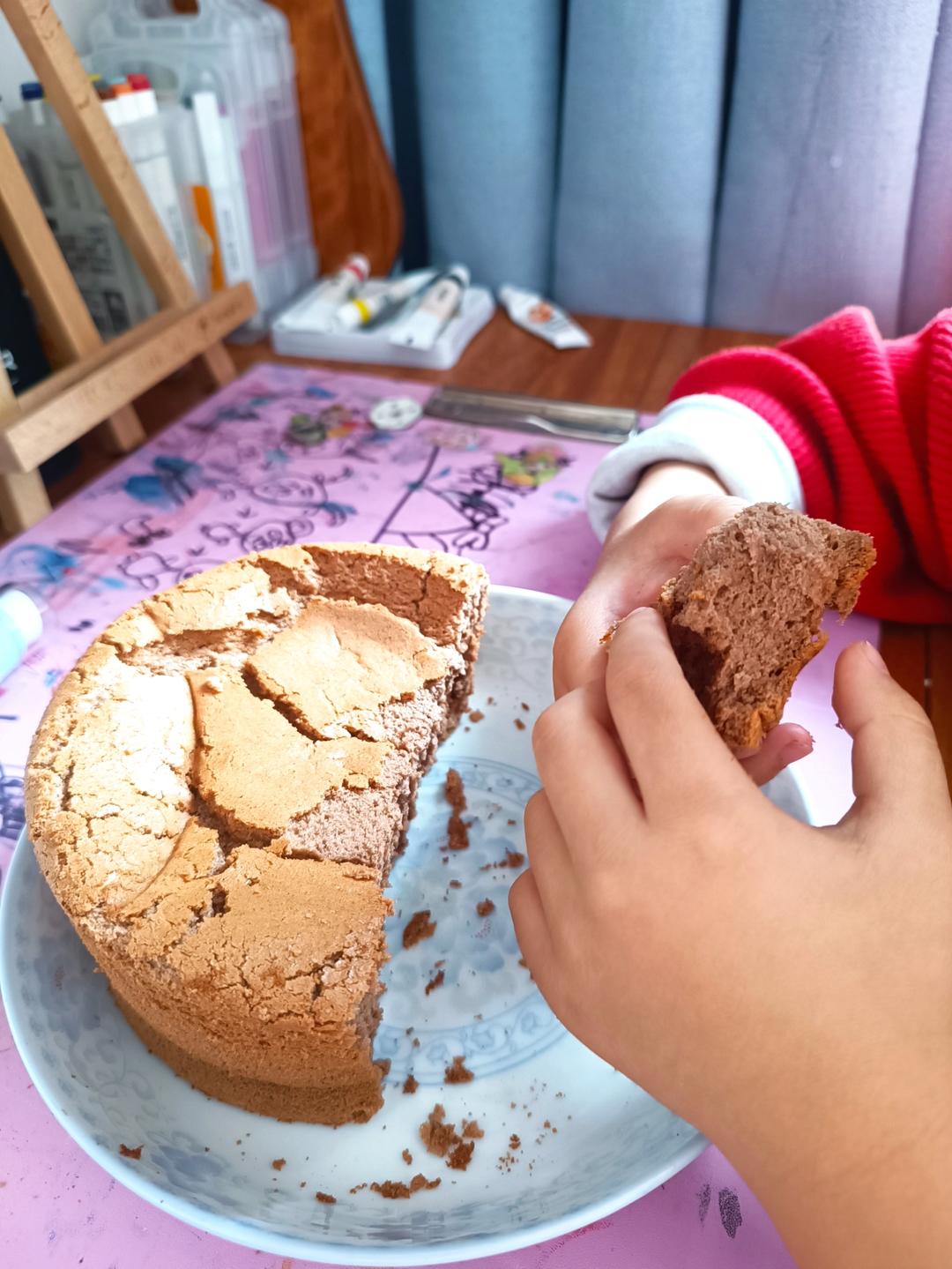 巧克力戚风蛋糕6寸(基础易成功版)