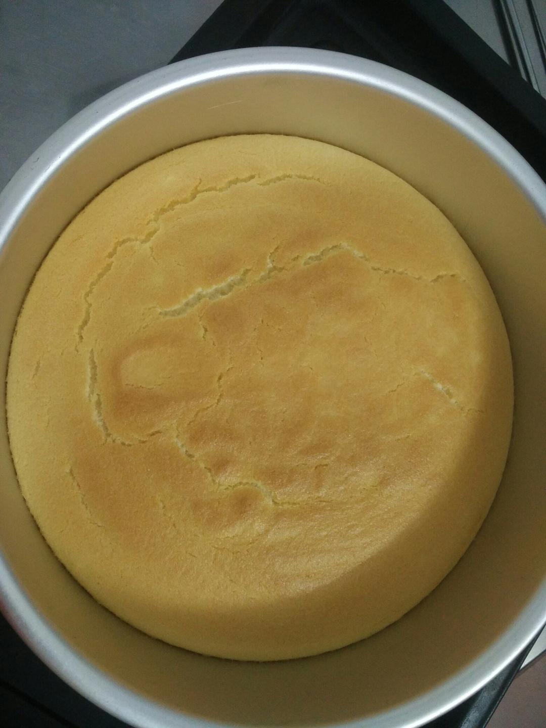 6寸原味戚风蛋糕