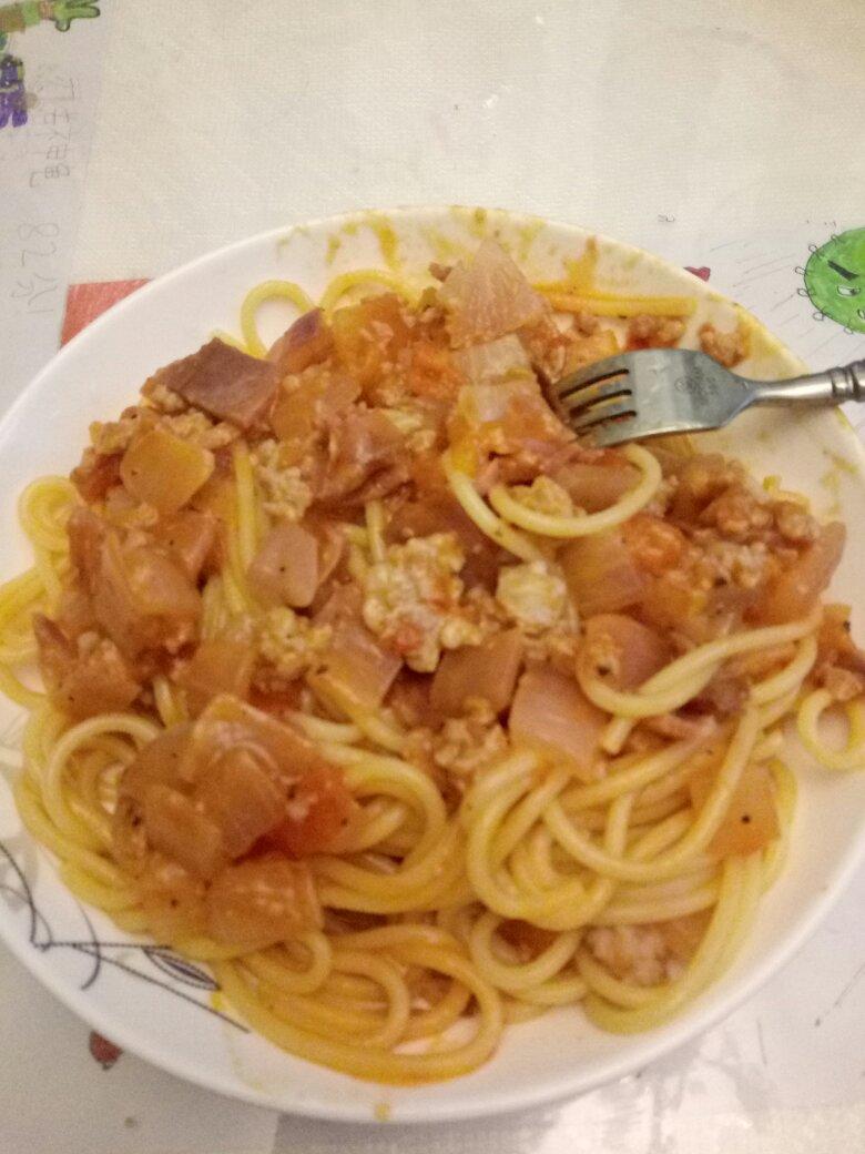 番茄肉酱意大利面