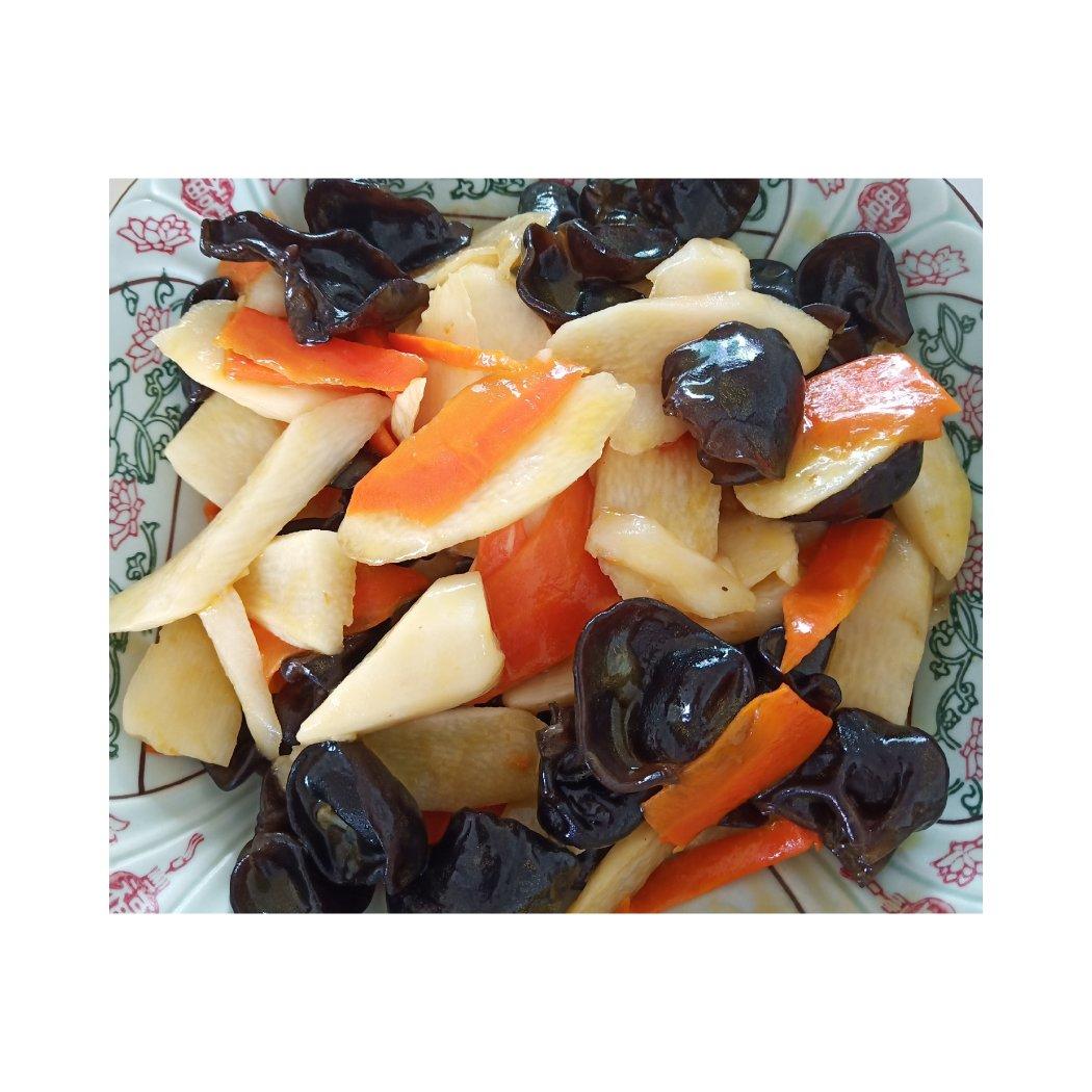 木耳炒山药