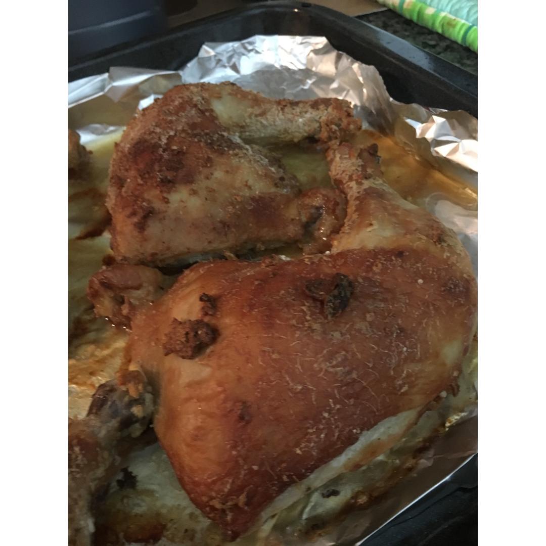 脆皮烤鸡腿