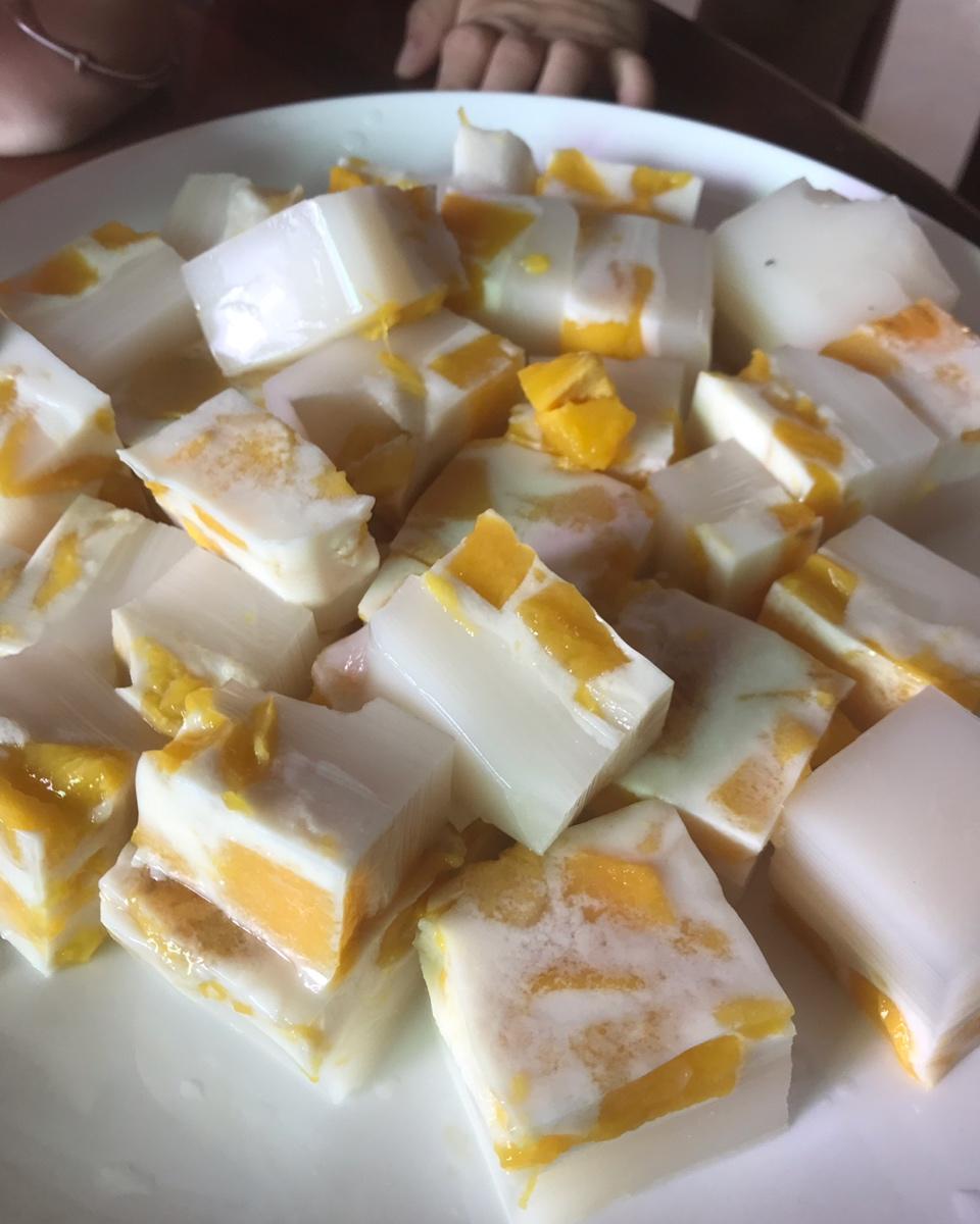 午后小甜点芒果椰汁糕教程