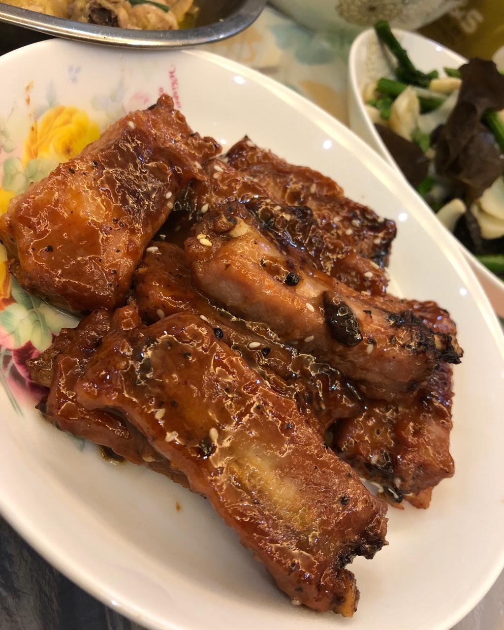锡纸烤排骨