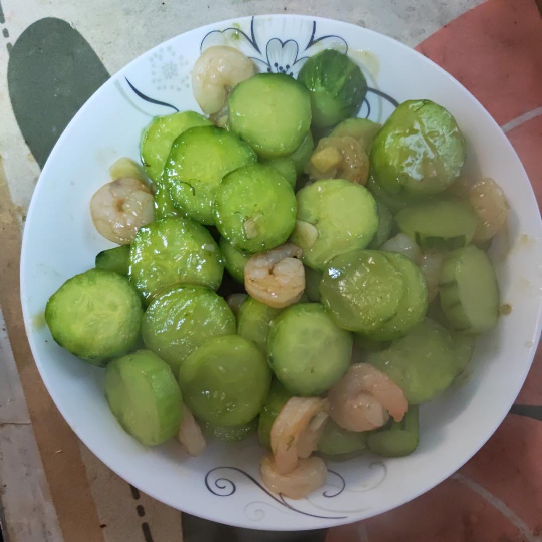 独食快手菜——青瓜炒虾仁