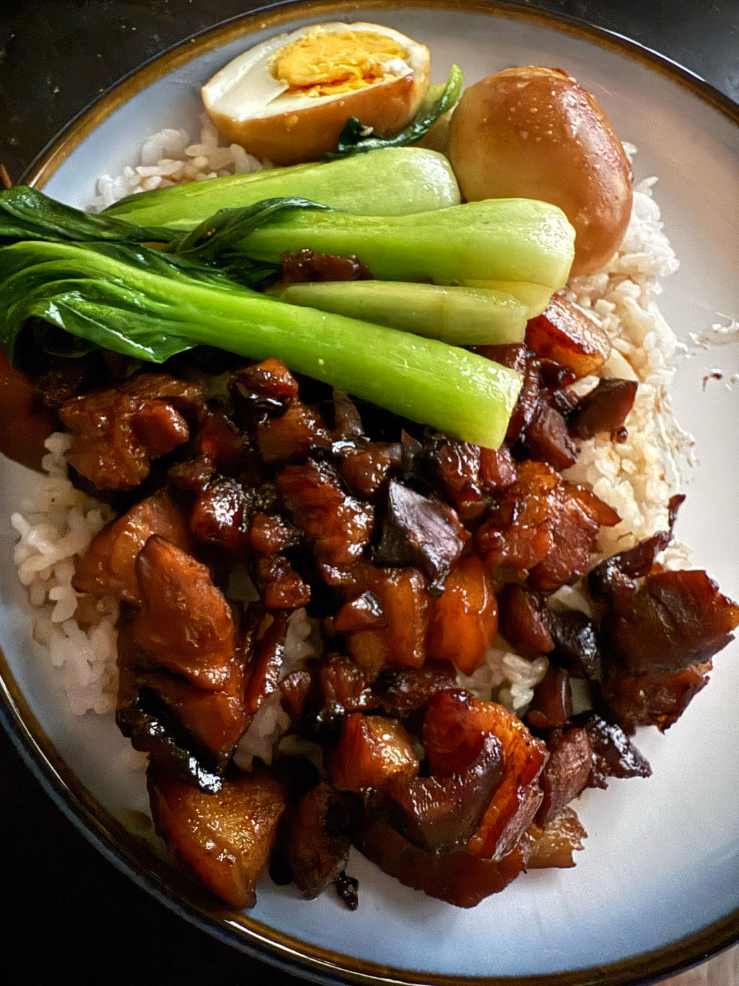 香菇卤肉饭造起来