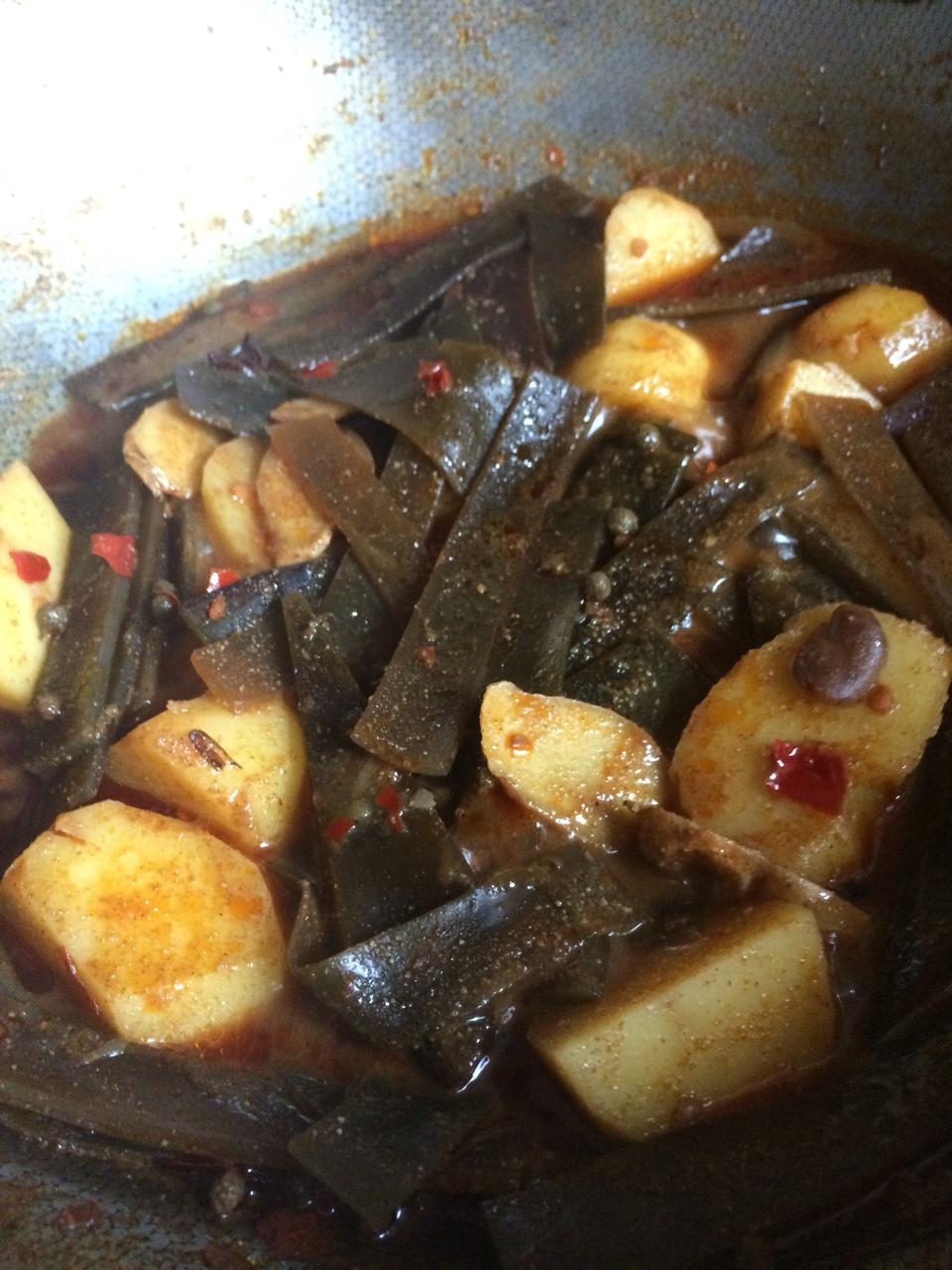 卤味海带扣金针菇（堪比绝味）