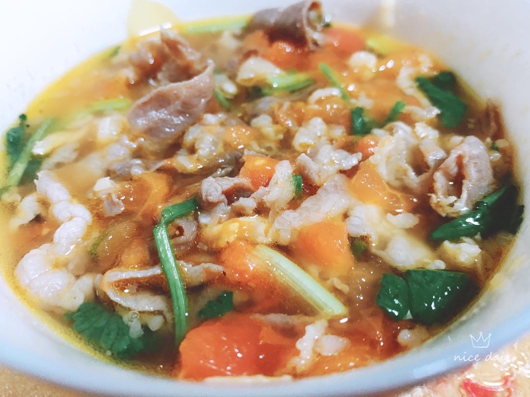 番茄土豆肥牛锅