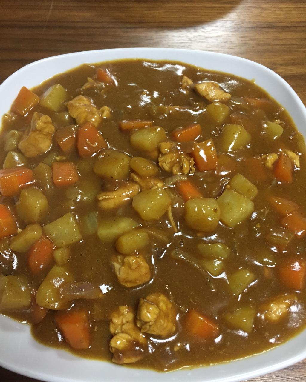 咖喱土豆鸡块