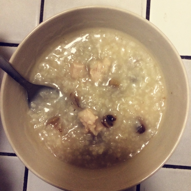 香菇牛肉粥
