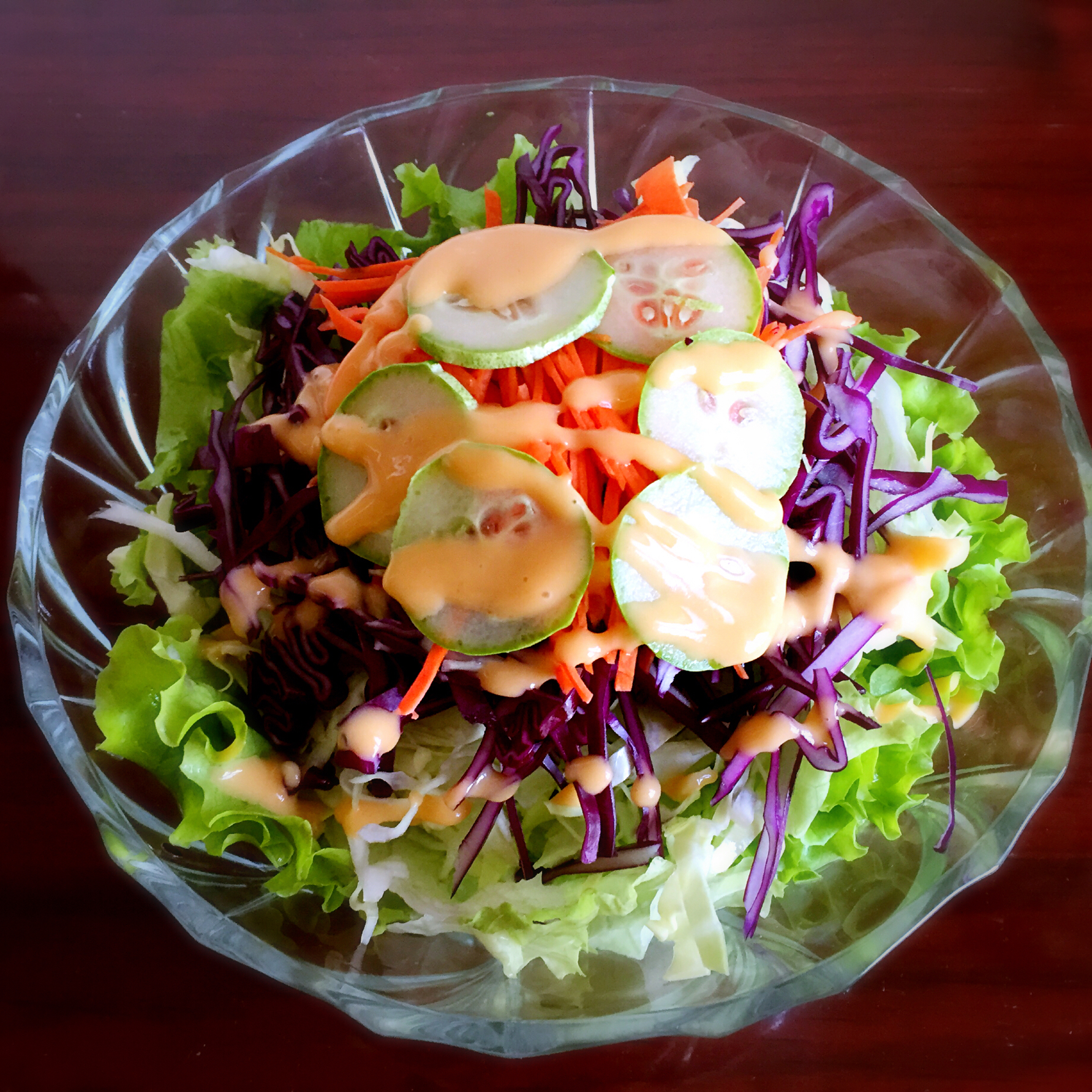 普罗旺斯假日做的蔬菜沙拉