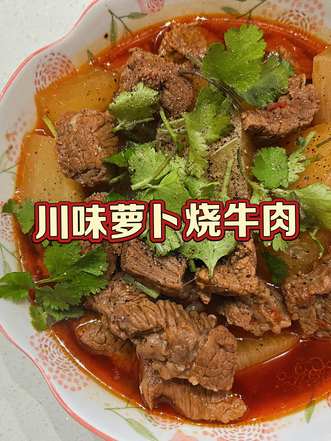 川味家常萝卜烧牛肉