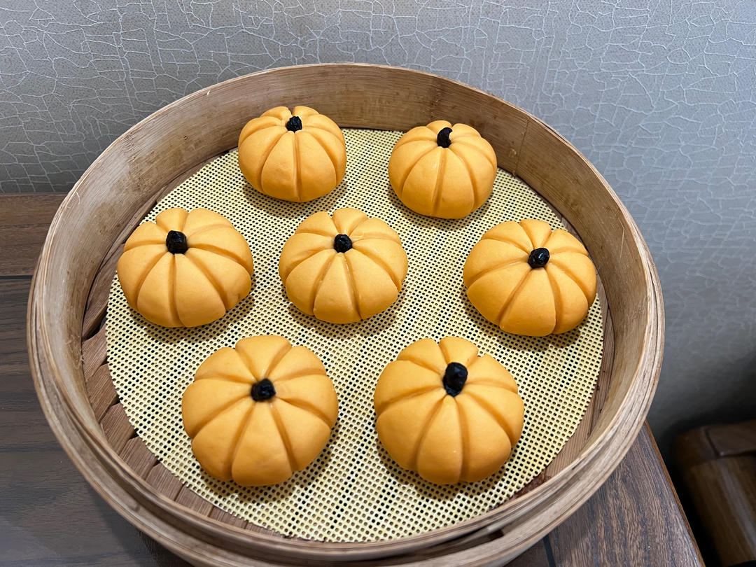南瓜豆沙包【5月北鼎蒸炖锅食谱】