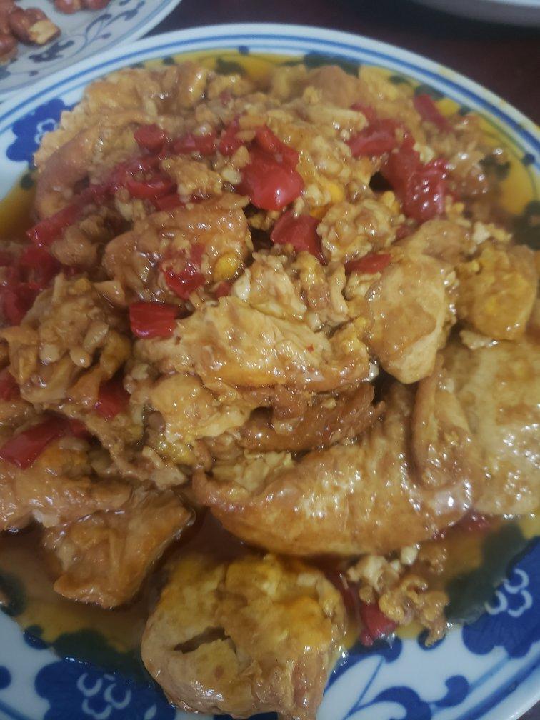 香煎豆腐（加鸡蛋版）