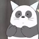 一只熊猫团子