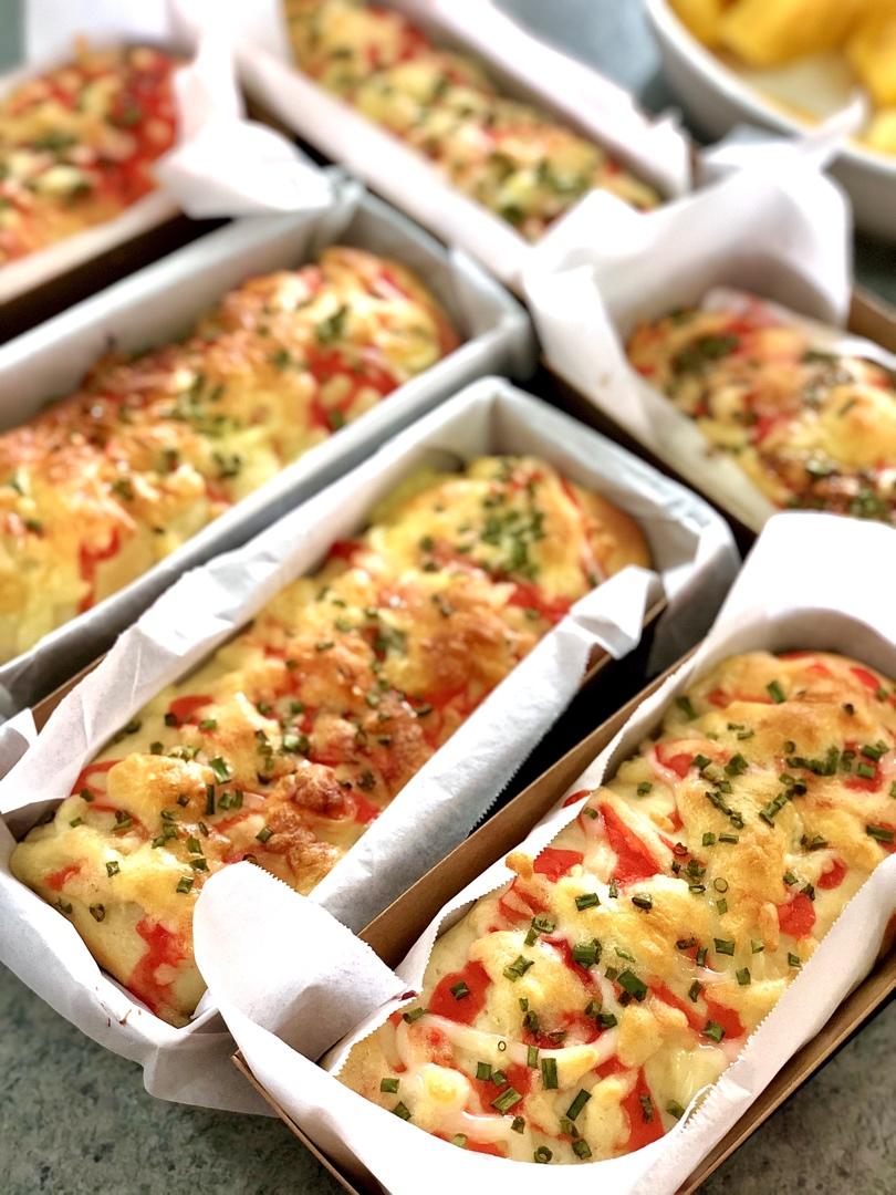 香葱芝士面包（一次发酵）