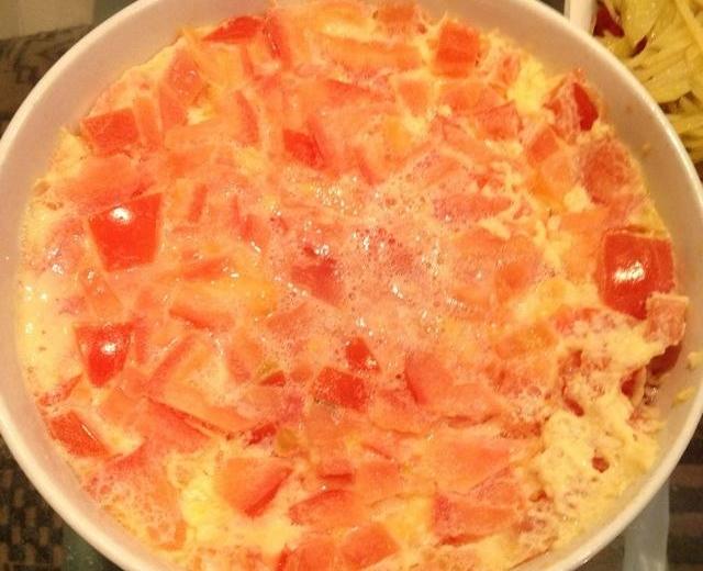 一岁宝宝辅食食谱――西红柿系列之西红柿虾仁蒸蛋的做法