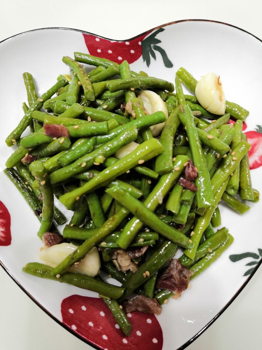 肉沫豆角下饭菜