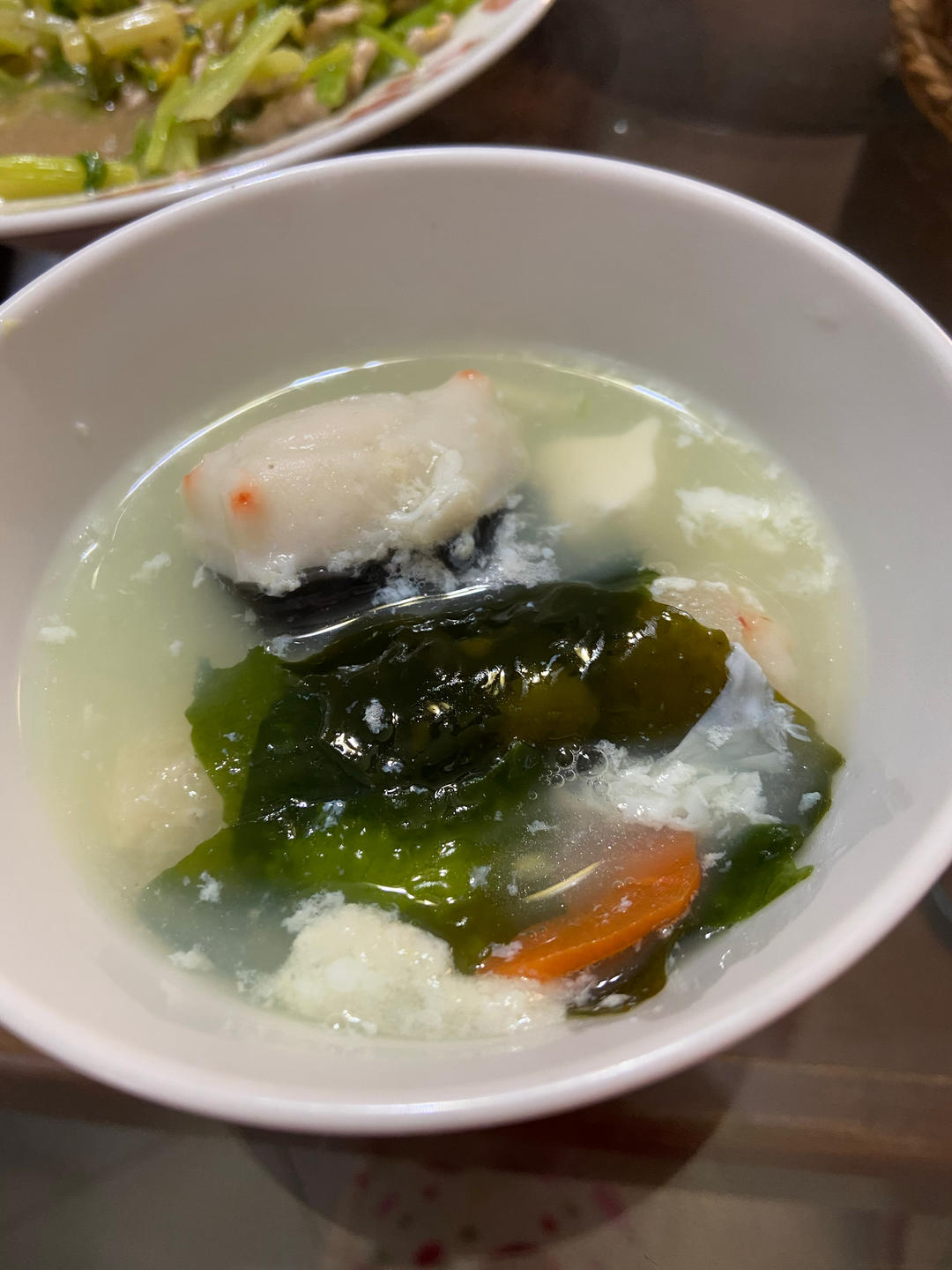 孩子增高汤 | 虾仁豆腐裙带菜汤