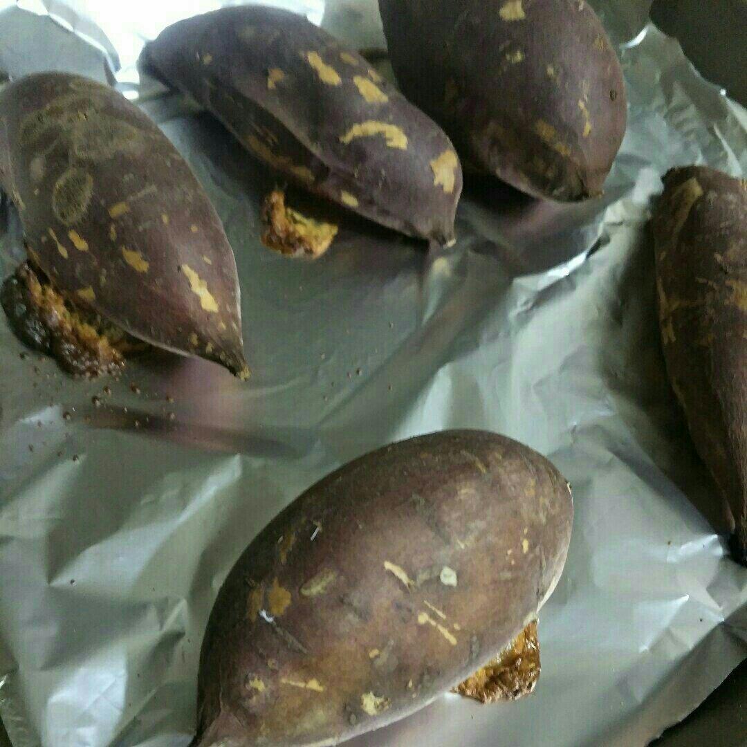 烤箱烤红薯
