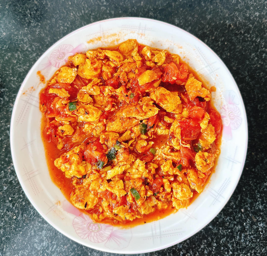 超嫩滑的番茄炒蛋