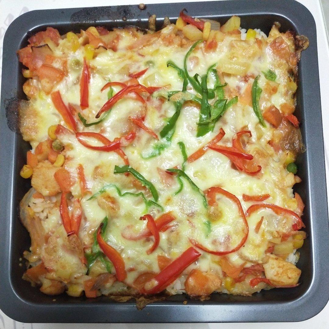 番茄鸡肉浓情焗饭【两人份】