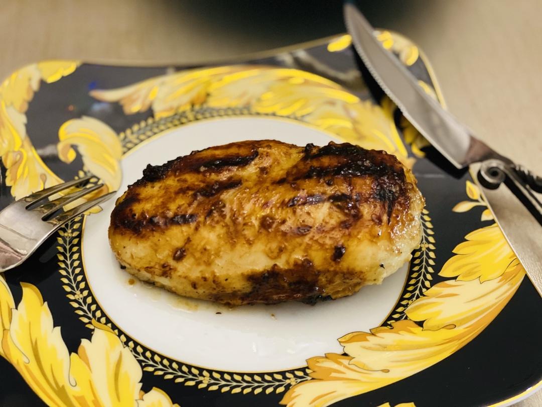 酷炫屌炸天好吃的煎鸡胸肉（香蒜蜂蜜煎鸡胸肉）