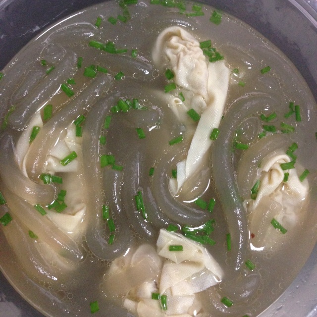 白菜丸子粉丝汤