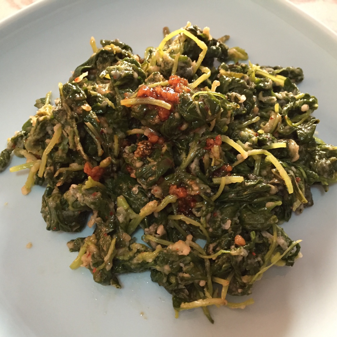 蒸荆芥（荆芥麦饭）