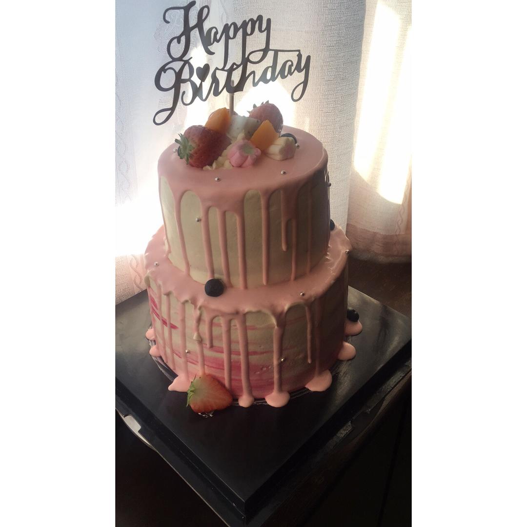 简单快手又美丽的芝士淋面