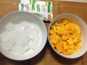 芒果冰沙奶昔的做法 步骤1