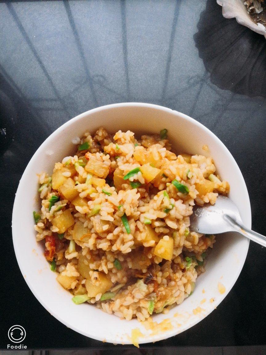 番茄土豆烩饭！剩米饭的终结者