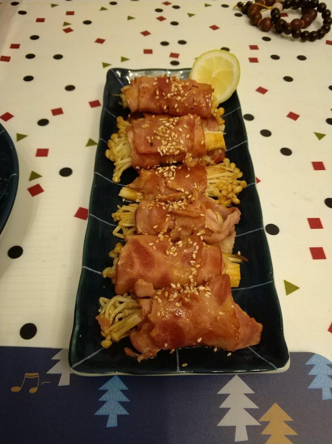 金针菇培根卷