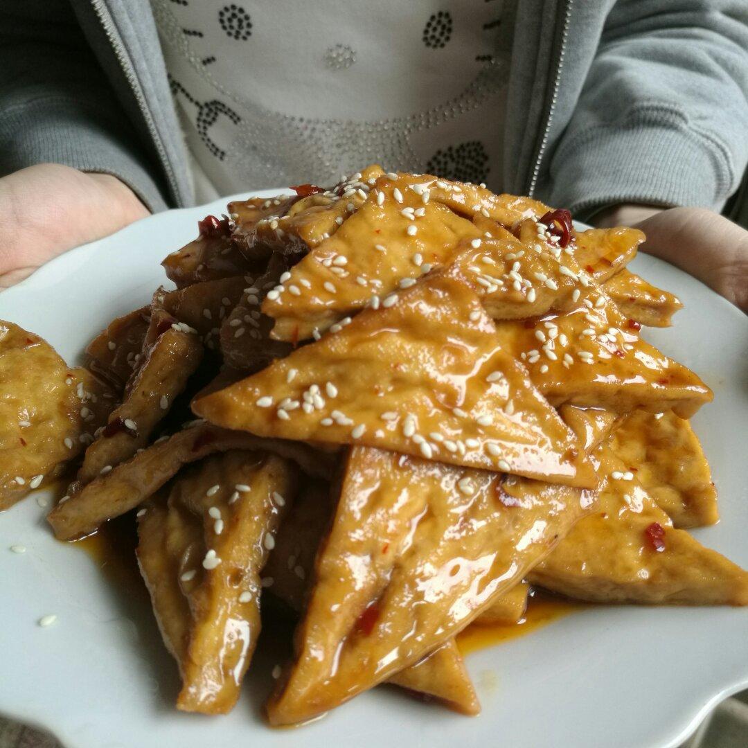 蜜汁豆干