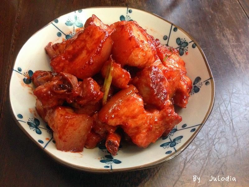 玫瑰腐乳红烧肉的做法