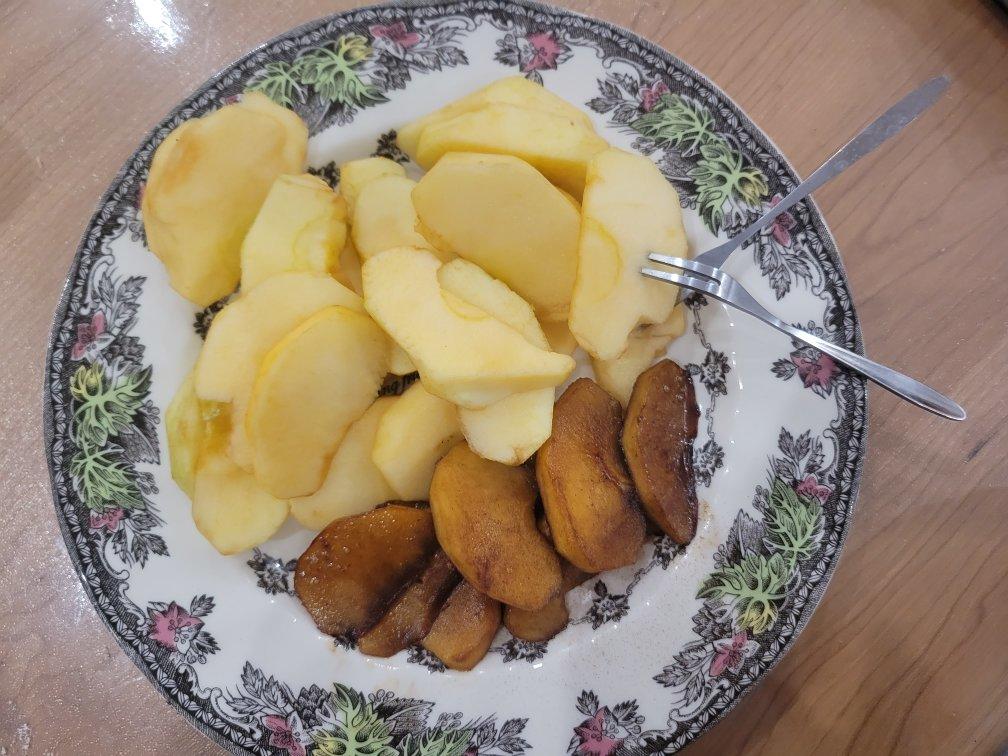 肉桂红糖煎苹果