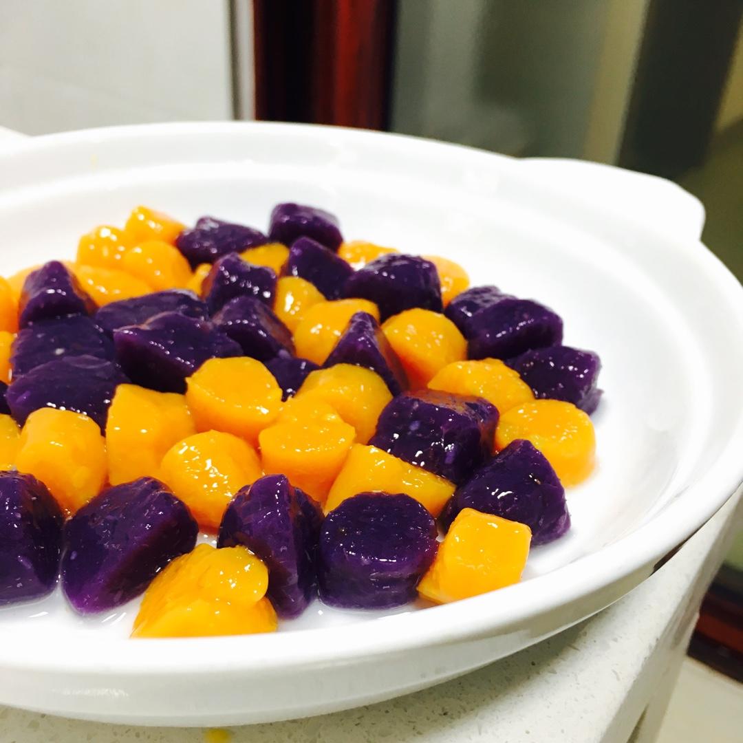 tempok做的三色芋圆