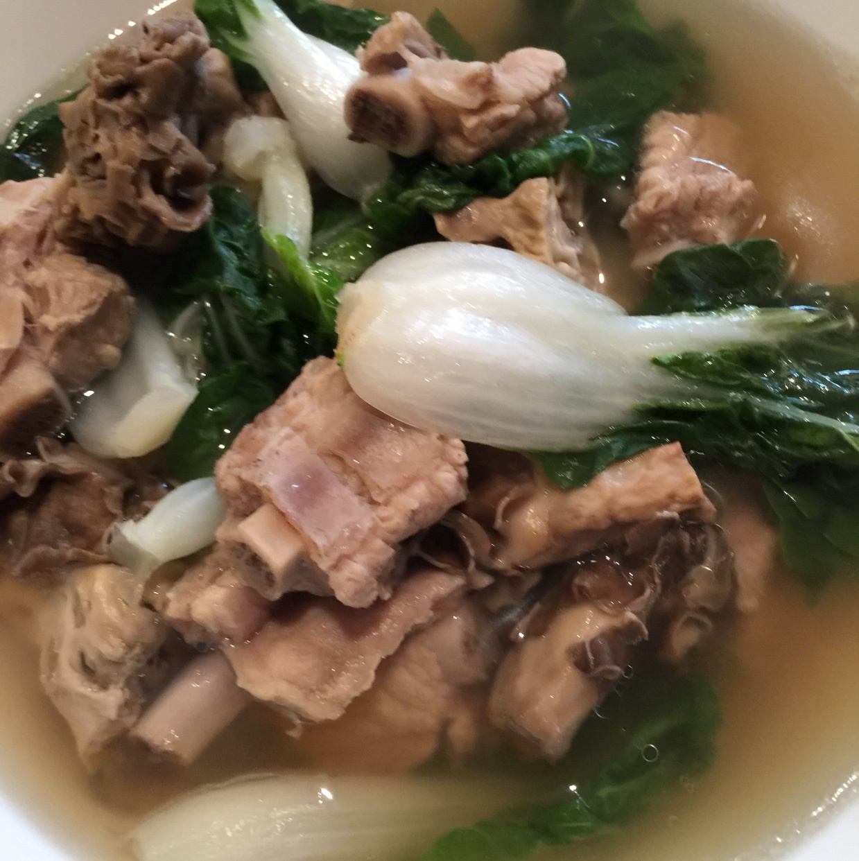 小白菜炖排骨(懒人版)
