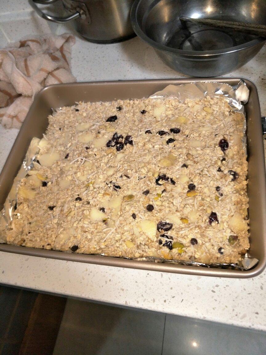 无糖无油香蕉坚果燕麦能量棒（减脂增肌健康小零食，健身减肥好伴侣）