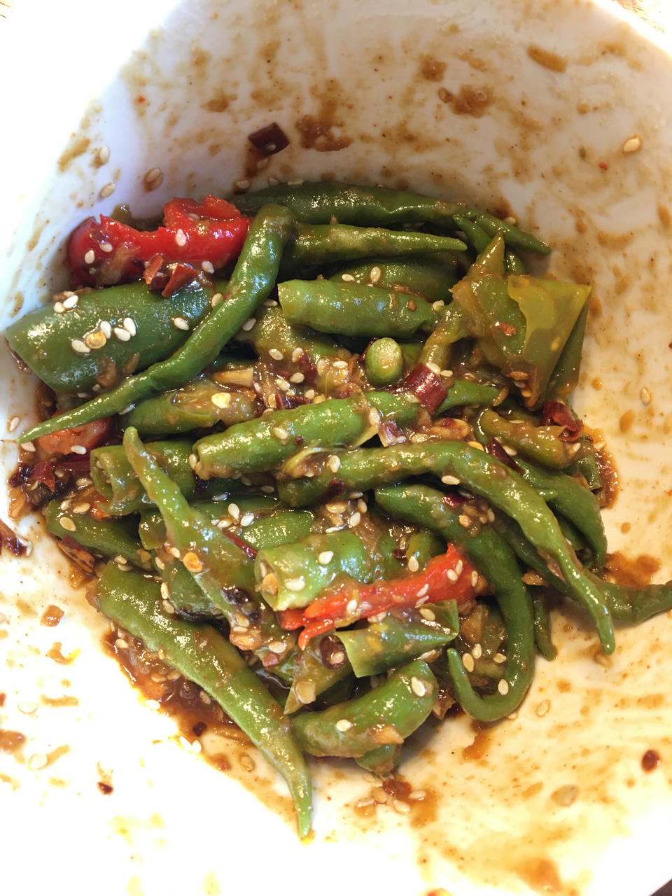 【蒸青辣椒】超级下饭的韩国小菜