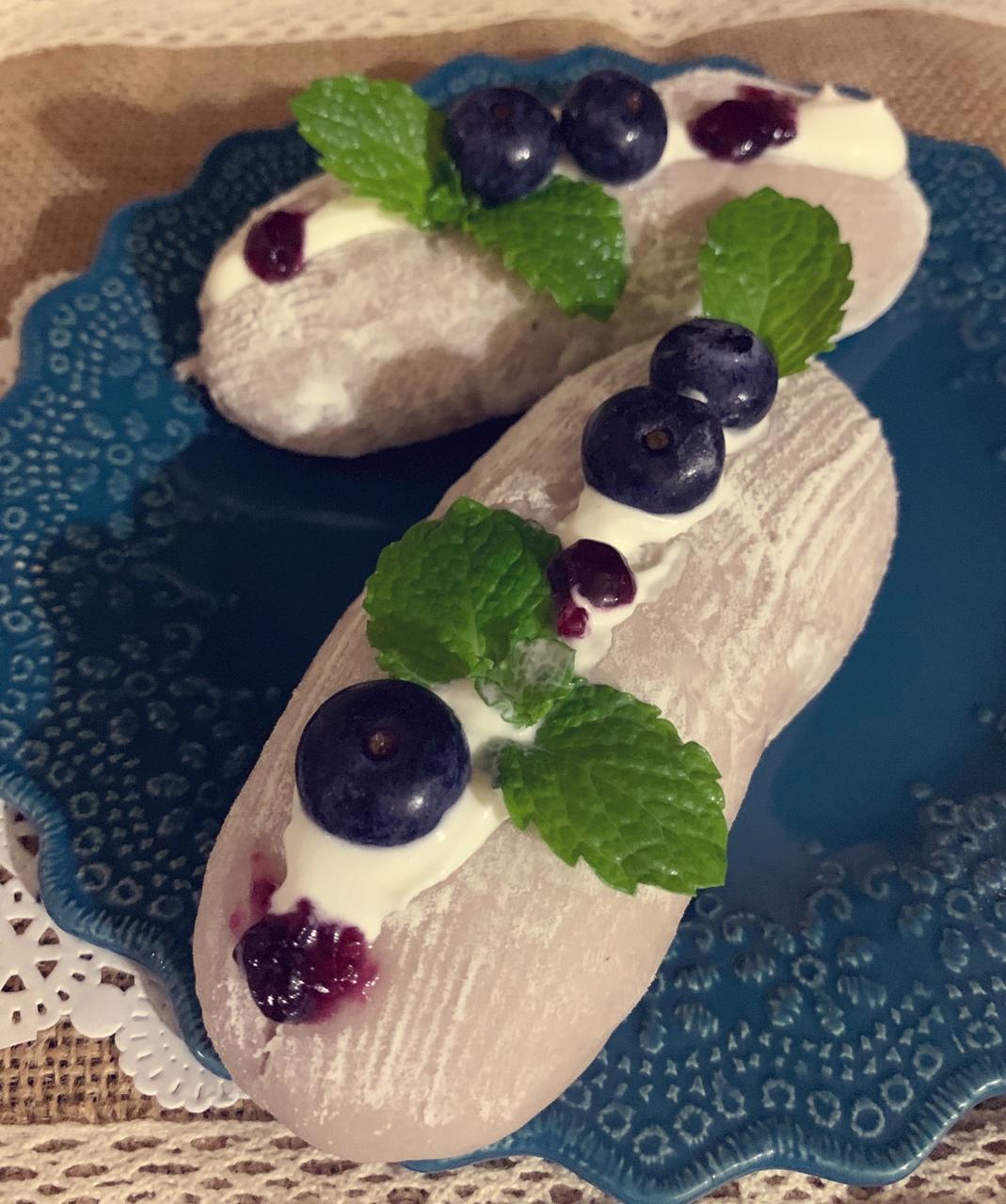 蓝莓奶油蛋糕