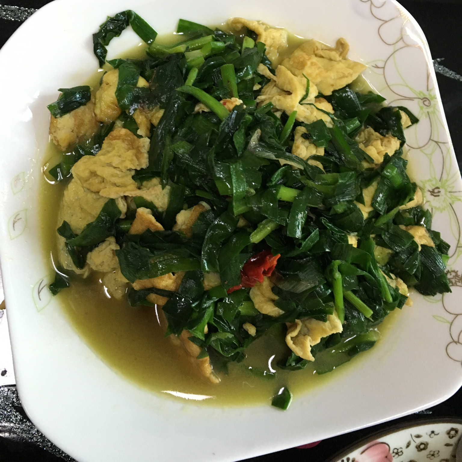 韭菜炒鸡蛋
