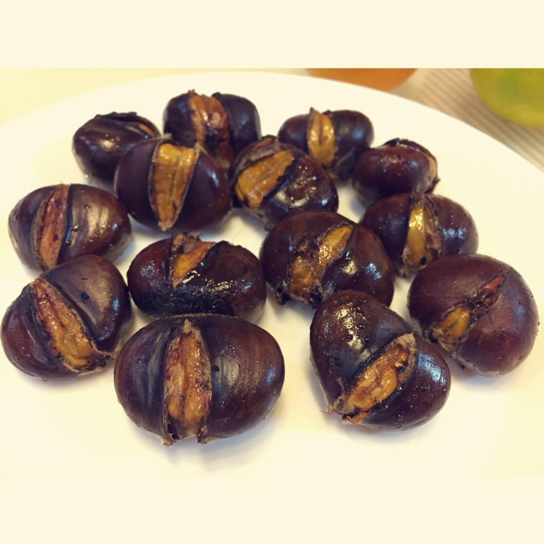 糖烤栗子（清甜版的烤箱“糖炒板栗”）
