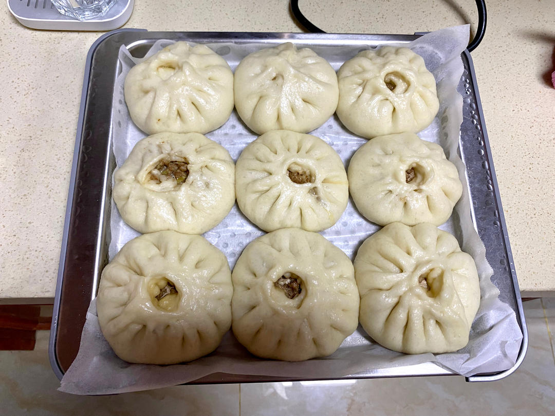 一次发酵肉包子