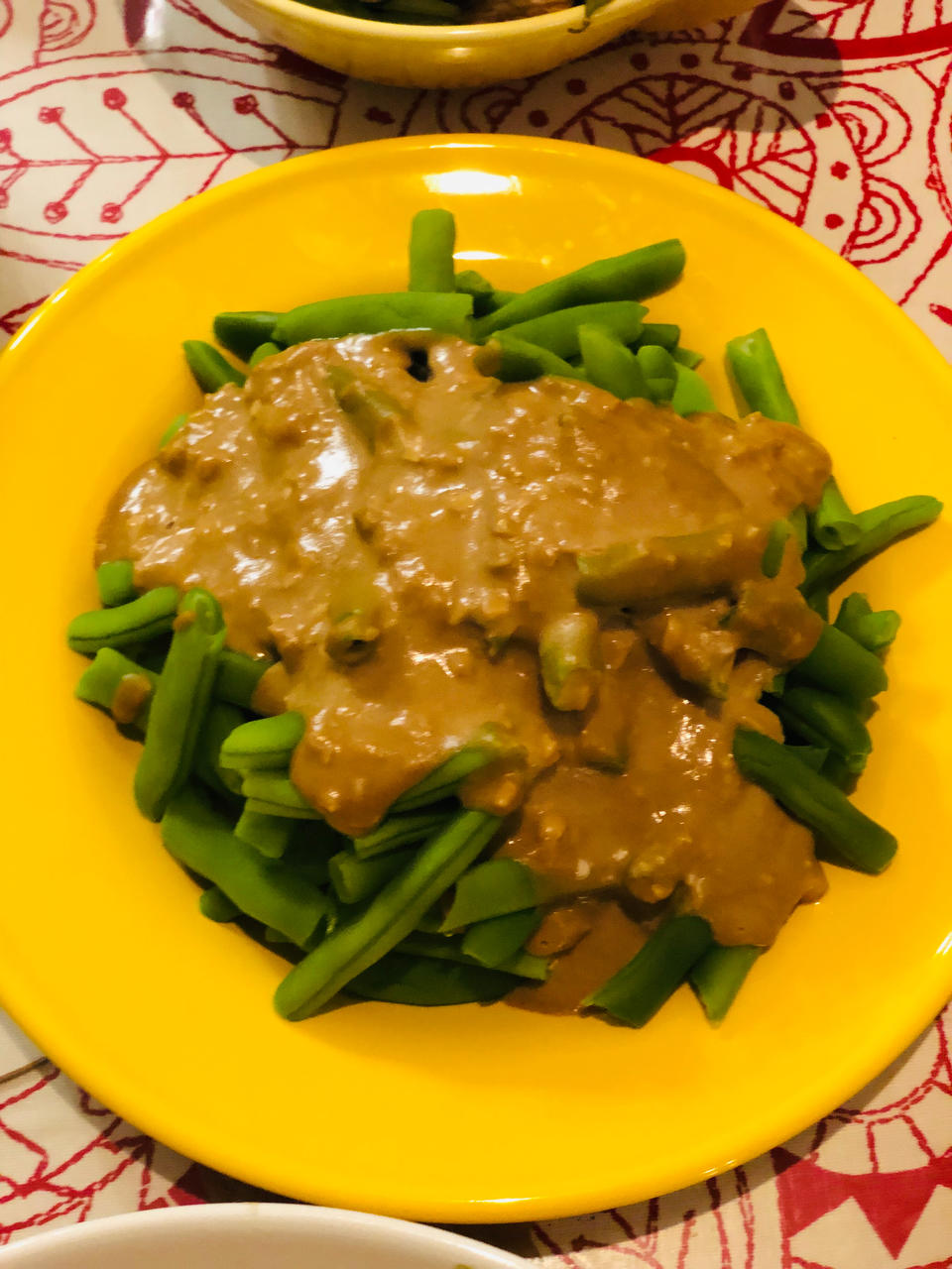 凉拌豆角（芝麻酱豆角）